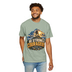 Be Strong & Courageous T-Shirt — Joshua 1:9 Christian Faith Tee
