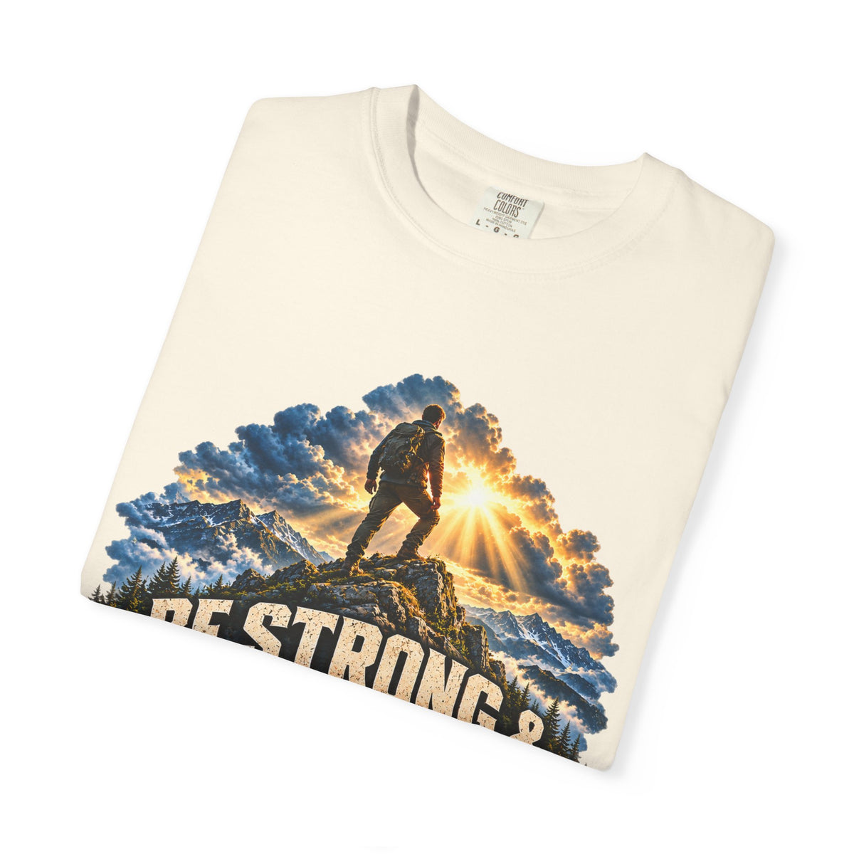 Be Strong & Courageous T-Shirt — Joshua 1:9 Christian Faith Tee