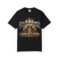 “King of Kings Lord of Lords” Christian T-shirt in Black, featuring crown imagery and ; meaningful everyday style.