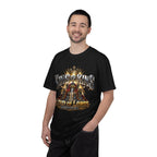 T-shirt featuring “King of Kings Lord of Lords”, crown imagery and  and forged-style lettering; enduring hope.