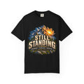 Still Standing T-Shirt — Faith-Based Mountain Graphic (Psalm 112:7)