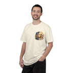 T-shirt featuring "Let There Be Light" — Genesis scripture and bold lettering, front and back design — Kingdom Stuff NZ; uplifting confidence

