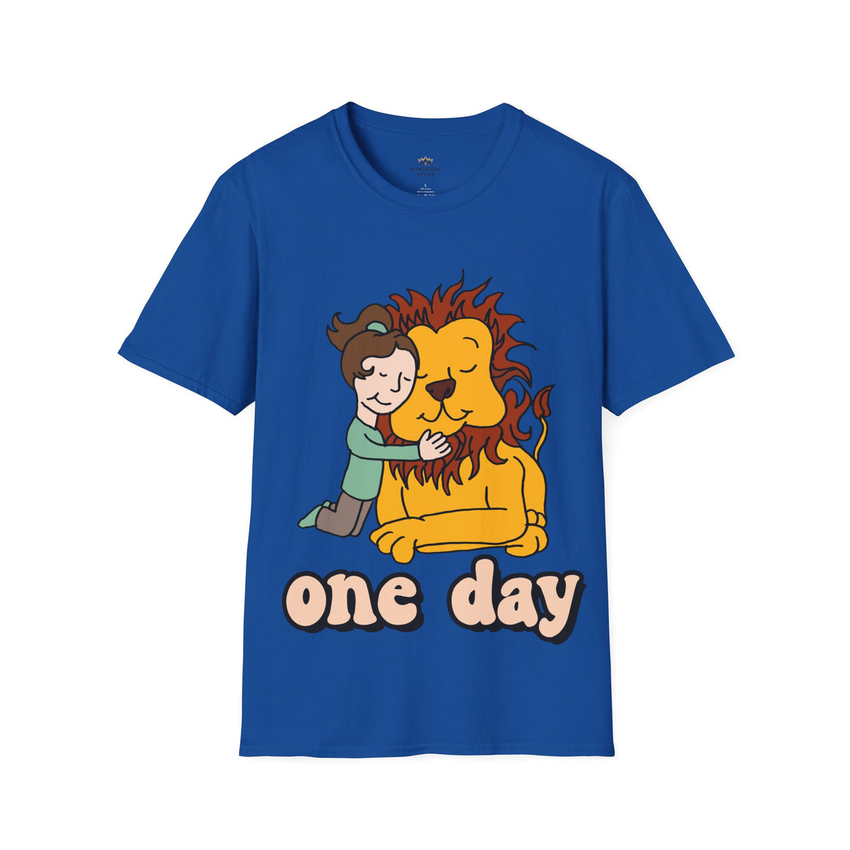 One Day Lion Hug T-Shirt | Cute Lion Tee