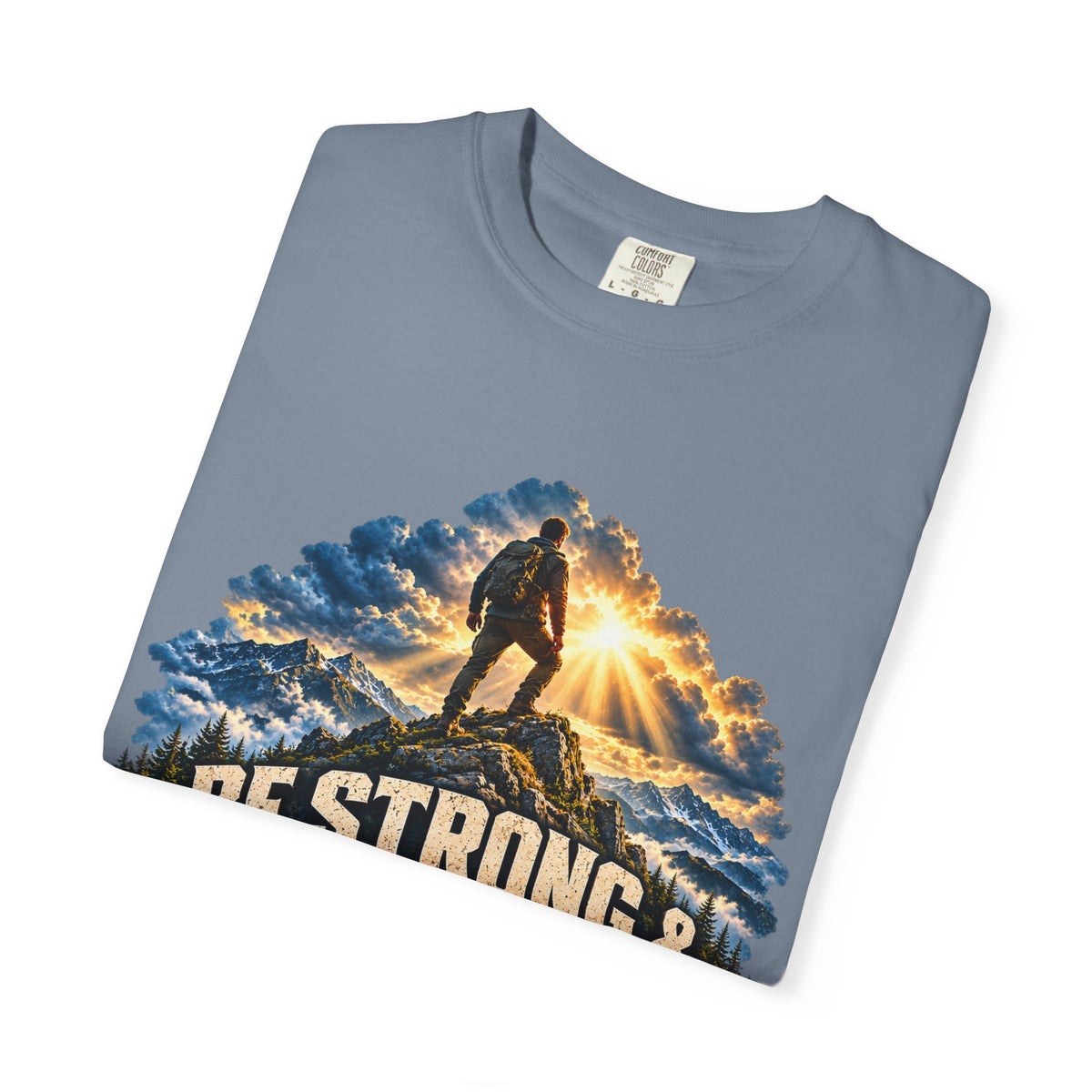Be Strong & Courageous T-Shirt — Joshua 1:9 Christian Faith Tee