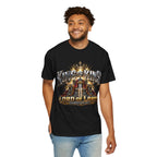 “King of Kings Lord of Lords” Christian T-shirt with crown imagery and ; timeless faith style.