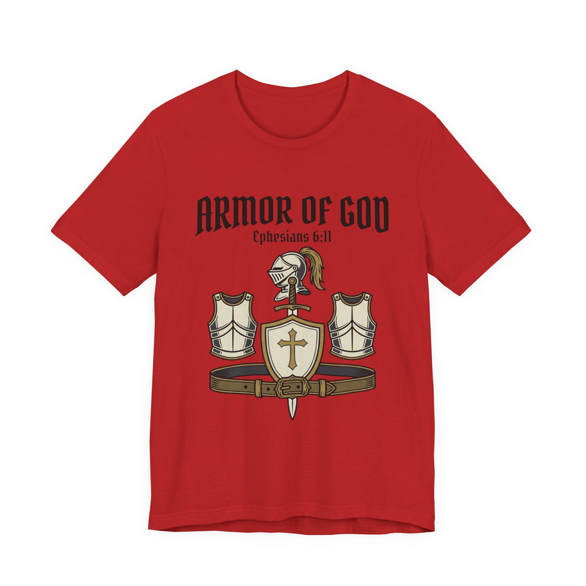 Armor of God T-Shirt — Ephesians 6:11 Christian Faith Tee